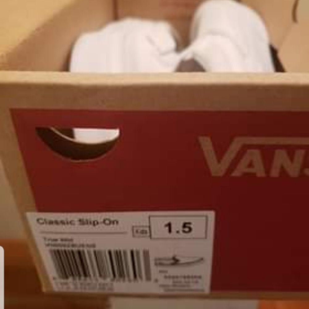 Kids vans size 1 1/2